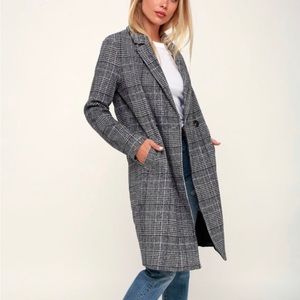 Lulu’s Plaid Coat
